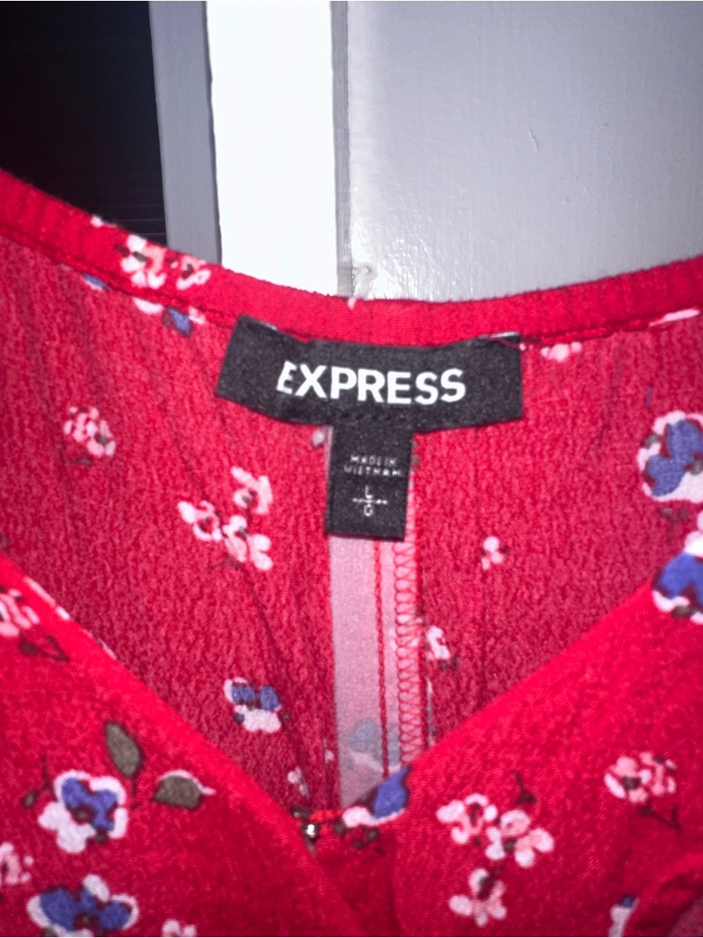 Express Floral Ruffle Sundress - Picture 2 of 4